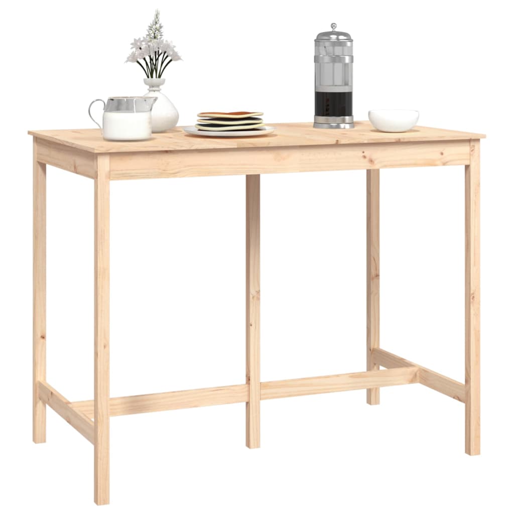 Bartafel 140x80x110 cm massief grenenhout
