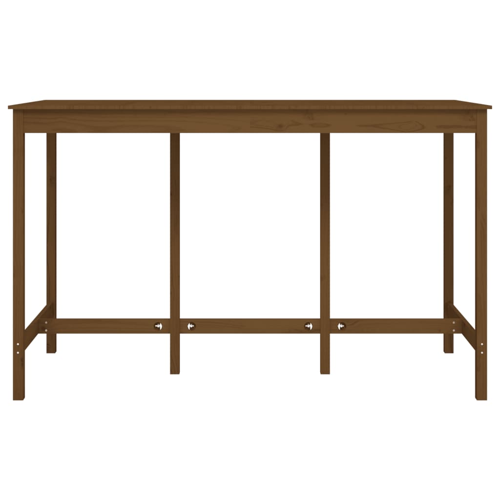 Bartafel 180x80x110 cm massief grenenhout honingbruin