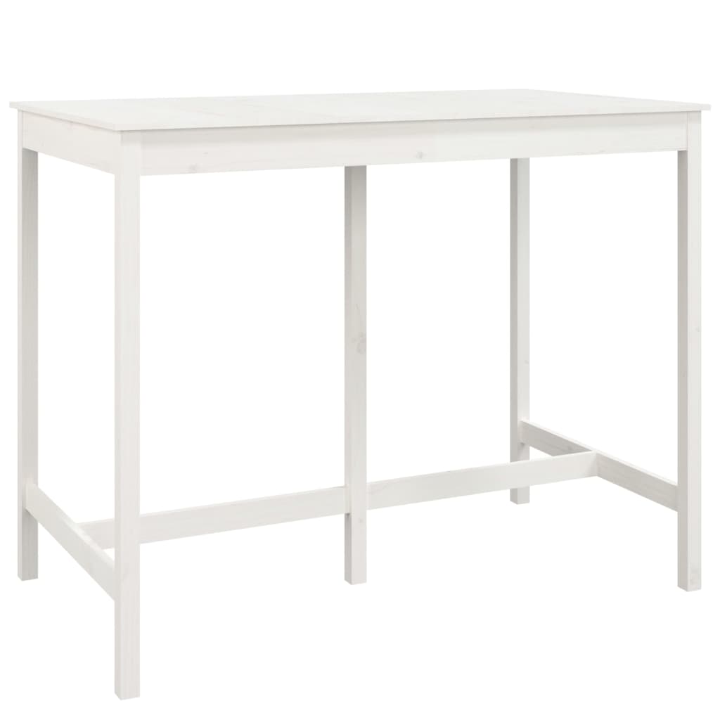 7-delige Barset massief grenenhout wit
