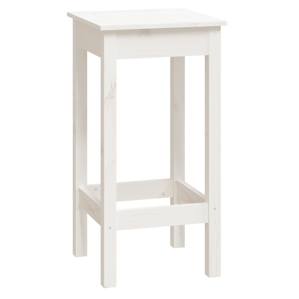 9-delige Barset massief grenenhout wit