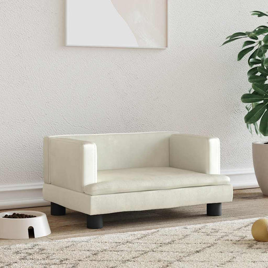 Hondenbank 60x40x30 cm fluweel