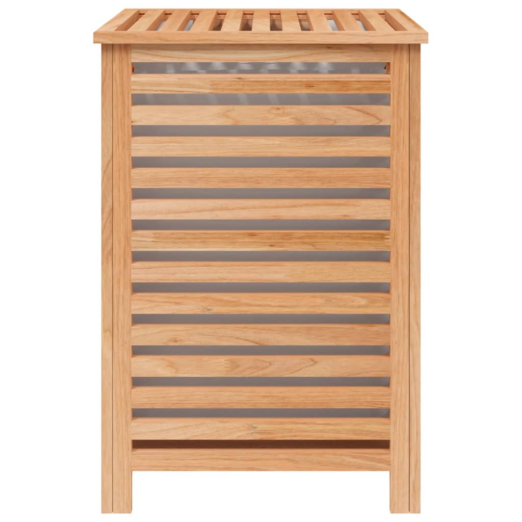 Wasmand 45x45x65 cm massief walnotenhout