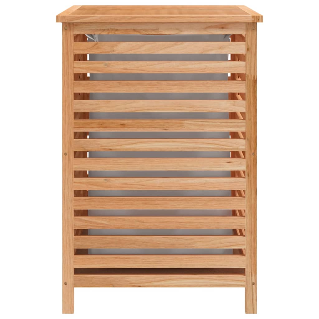 Wasmand 45x45x65 cm massief walnotenhout