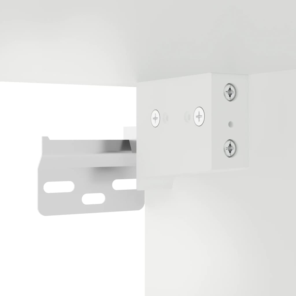 Hangkasten 2 st 69,5x34x90 cm wit