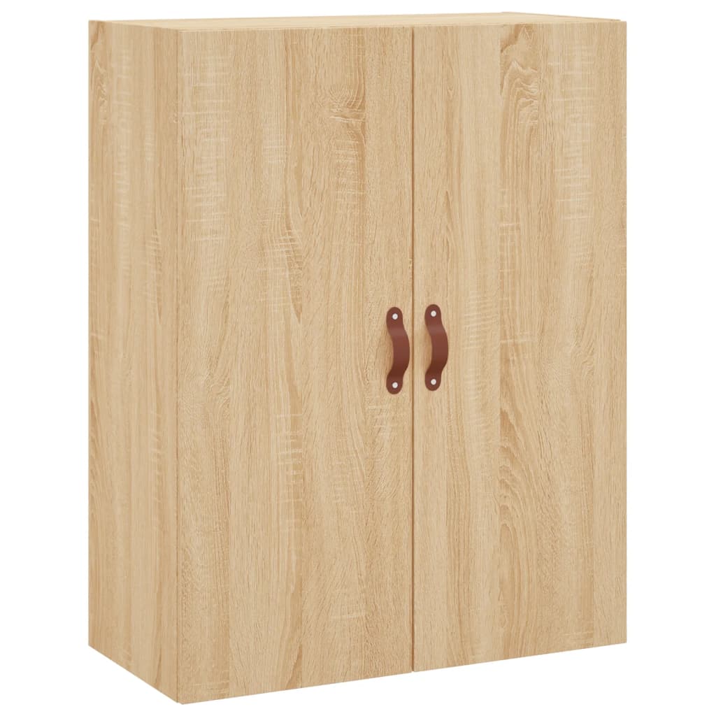 Hangkasten 2 st 69,5x34x90 cm sonoma eikenkleurig