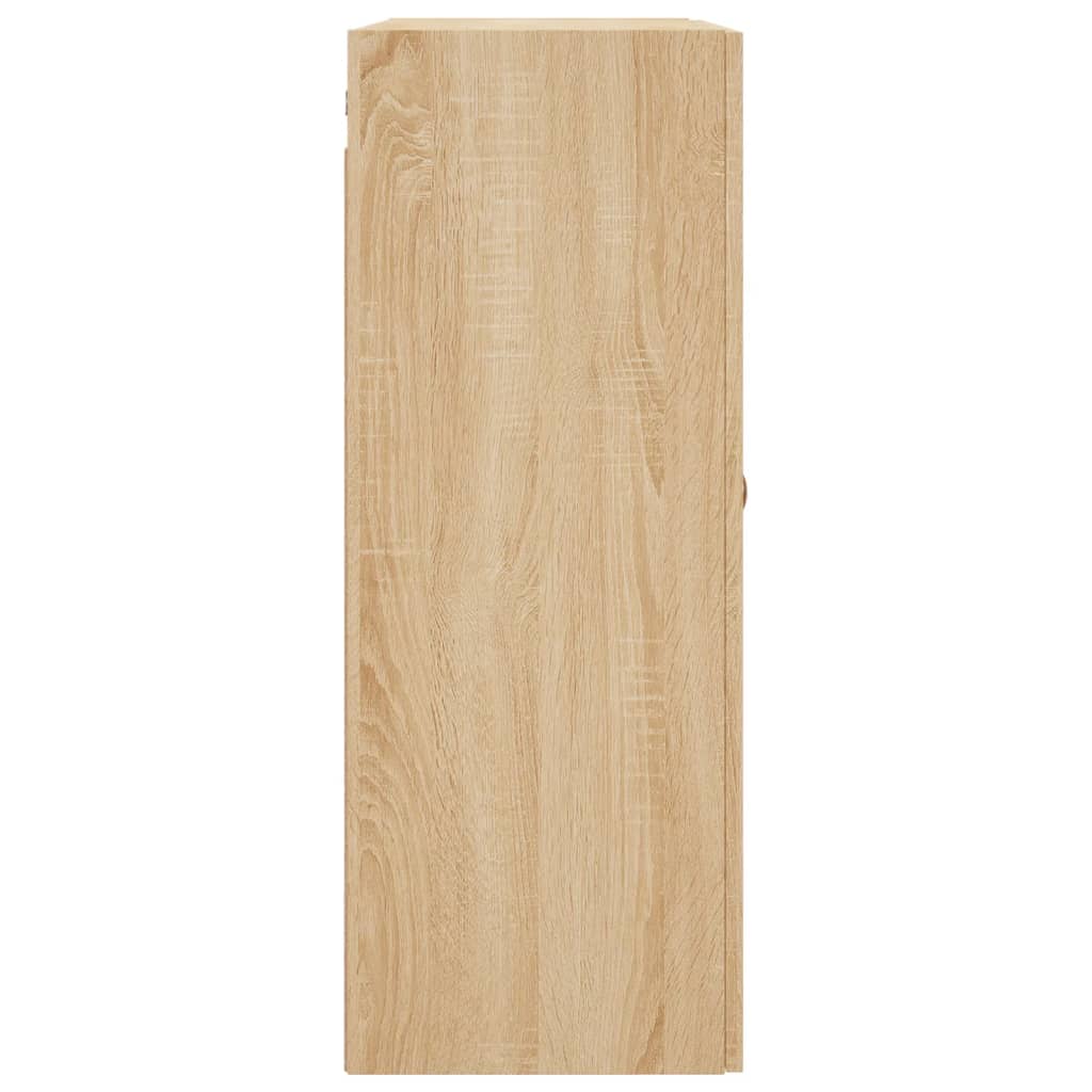 Hangkasten 2 st 69,5x34x90 cm sonoma eikenkleurig