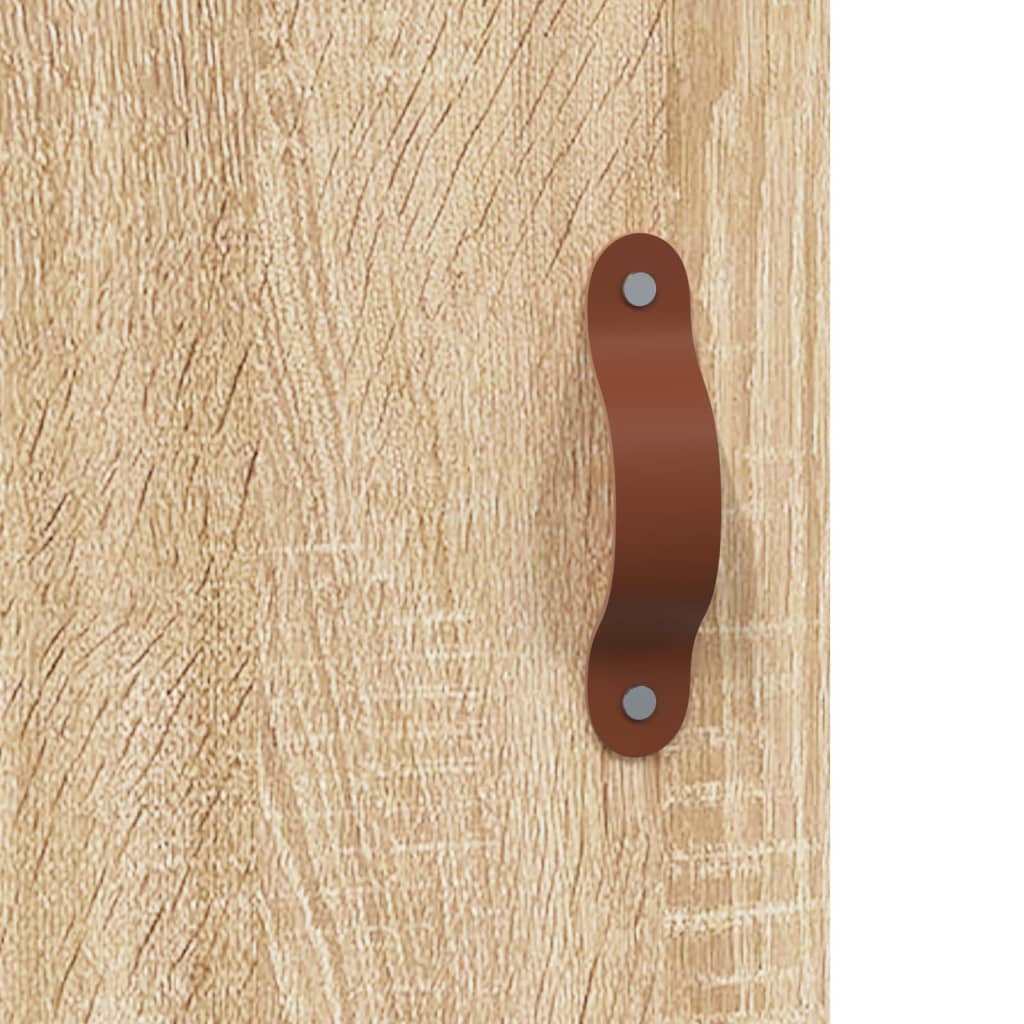 Hangkasten 2 st 69,5x34x90 cm sonoma eikenkleurig