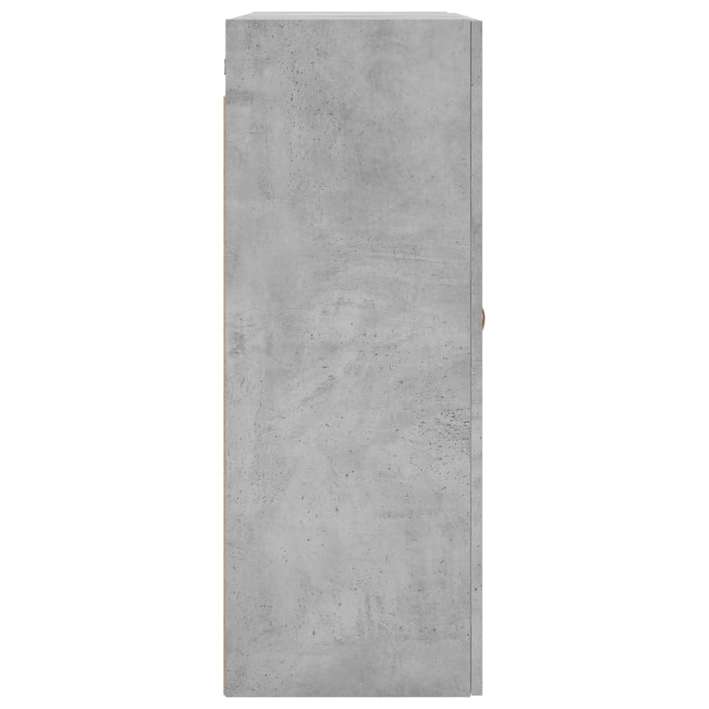 Hangkasten 2 st 69,5x34x90 cm betongrijs