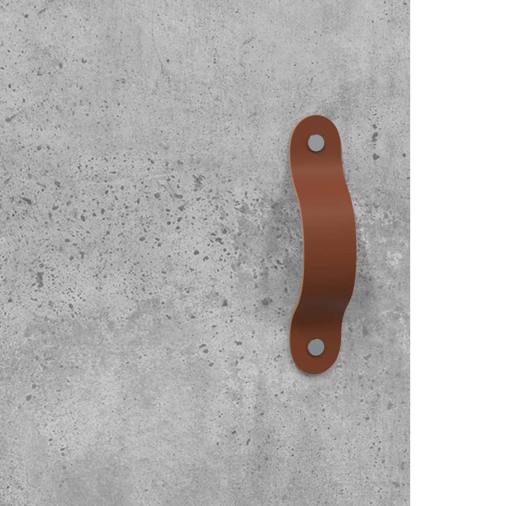 Hangkasten 2 st 69,5x34x90 cm betongrijs