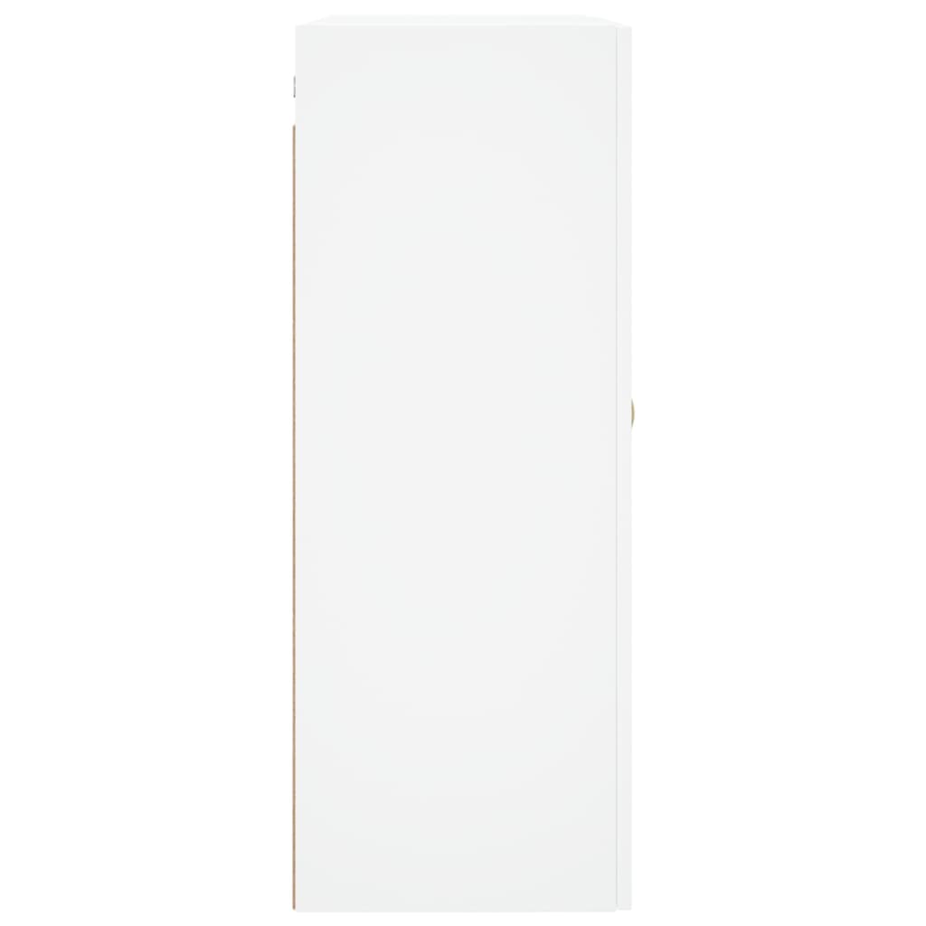Hangkasten 2 st 69,5x34x90 cm wit