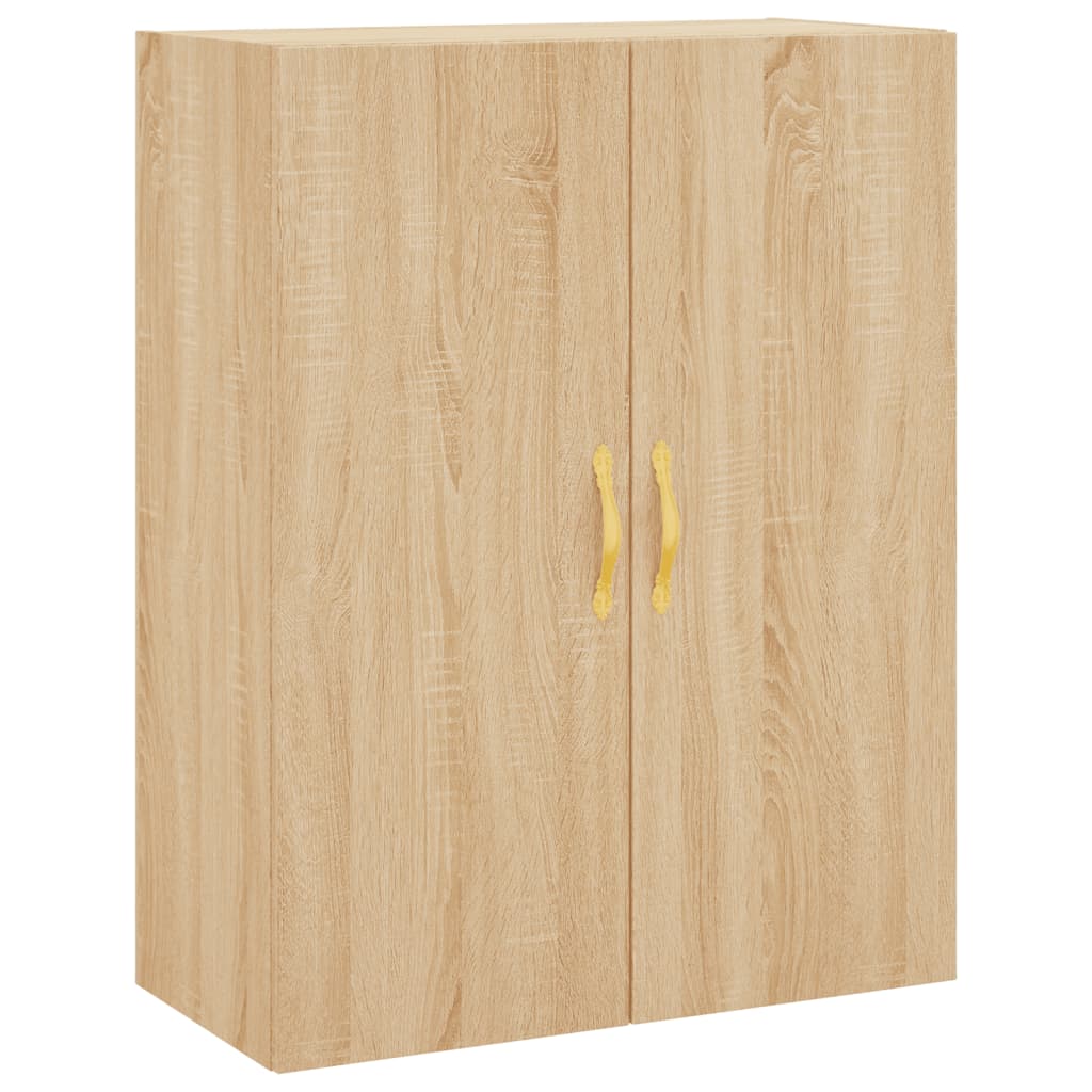 Hangkasten 2 st 69,5x34x90 cm sonoma eikenkleurig