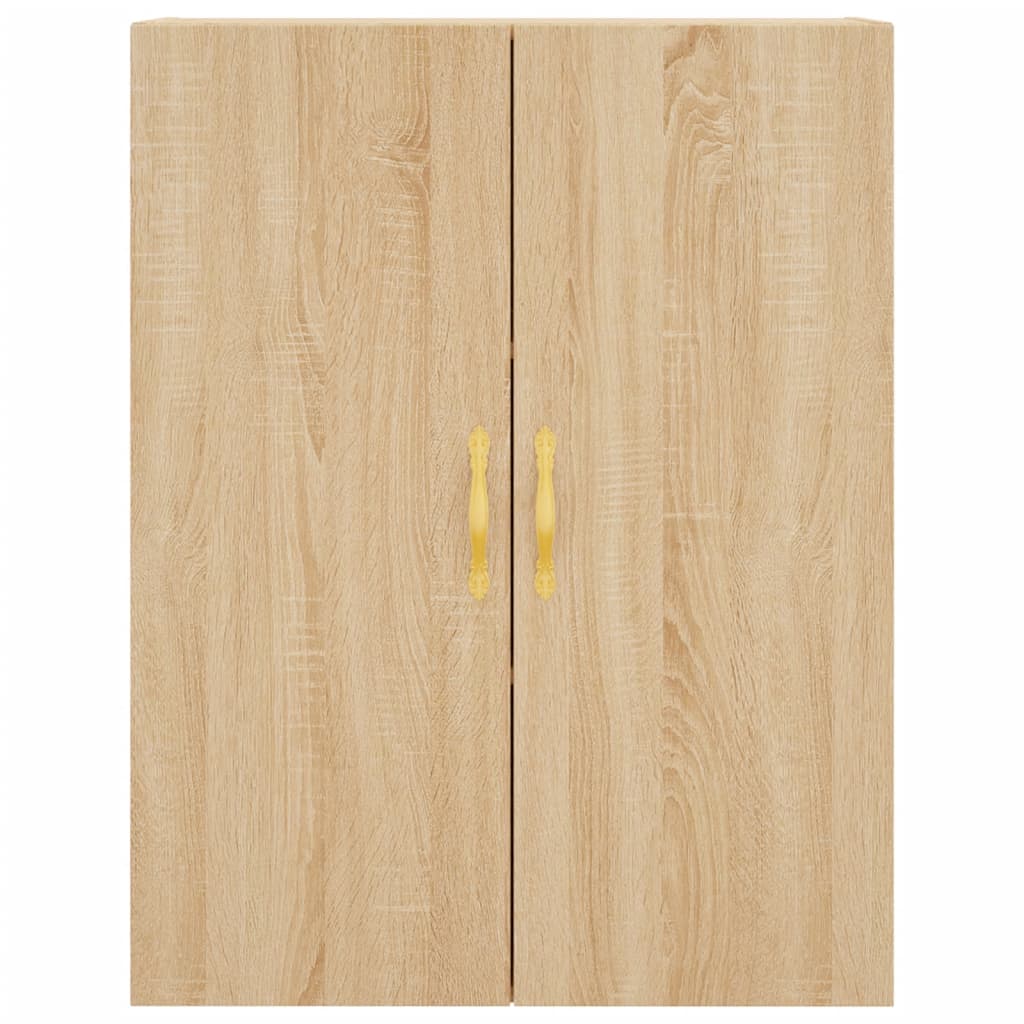 Hangkasten 2 st 69,5x34x90 cm sonoma eikenkleurig