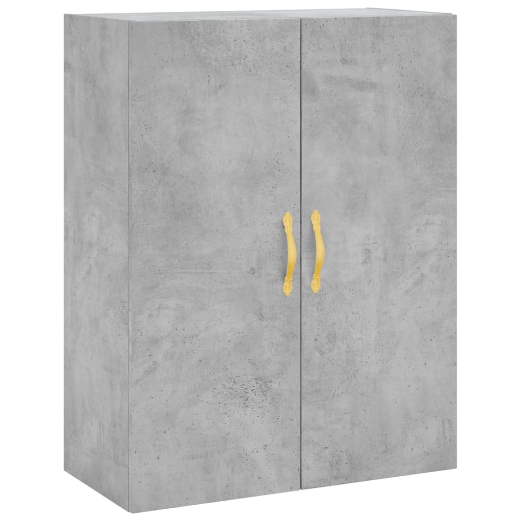 Hangkasten 2 st 69,5x34x90 cm betongrijs