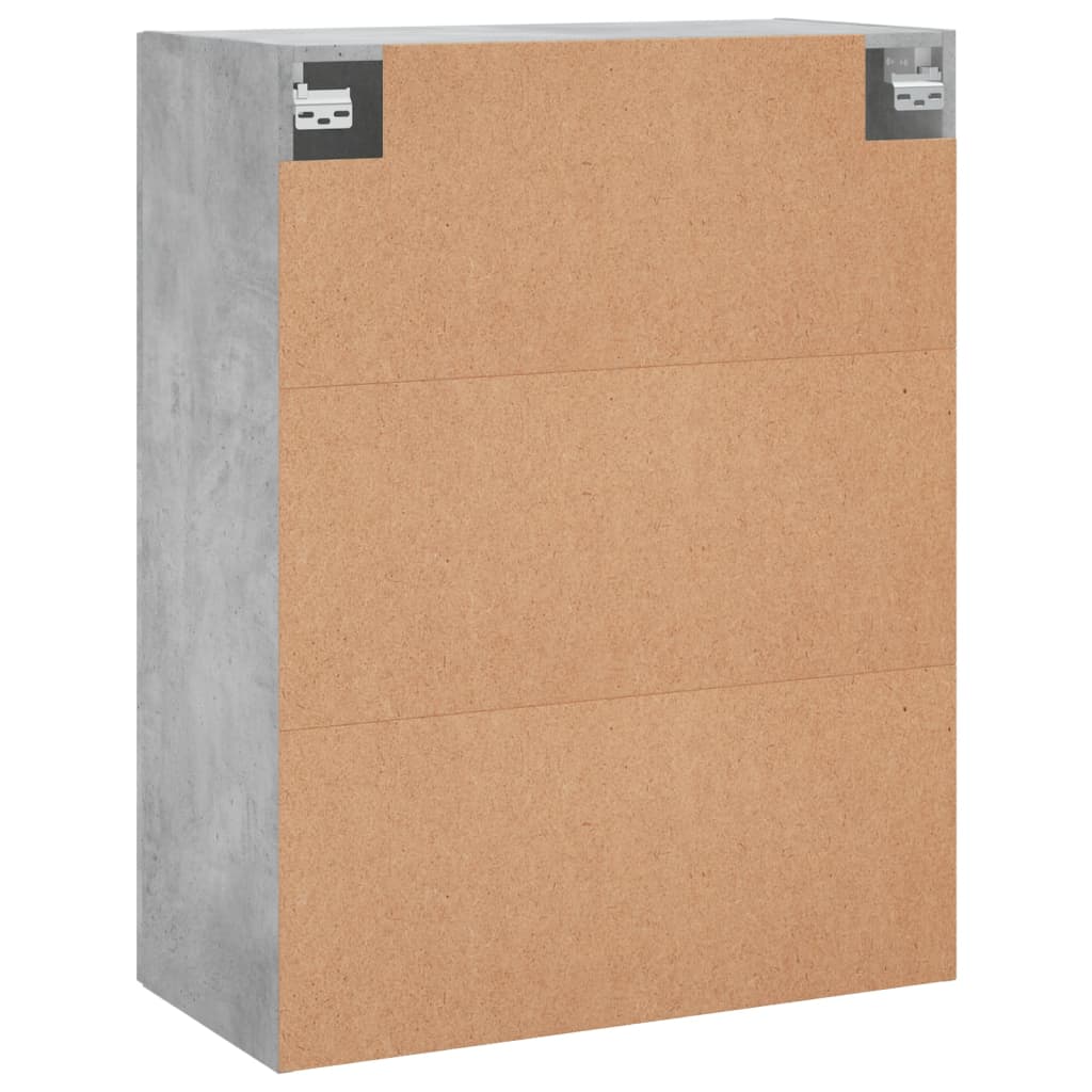 Hangkasten 2 st 69,5x34x90 cm betongrijs