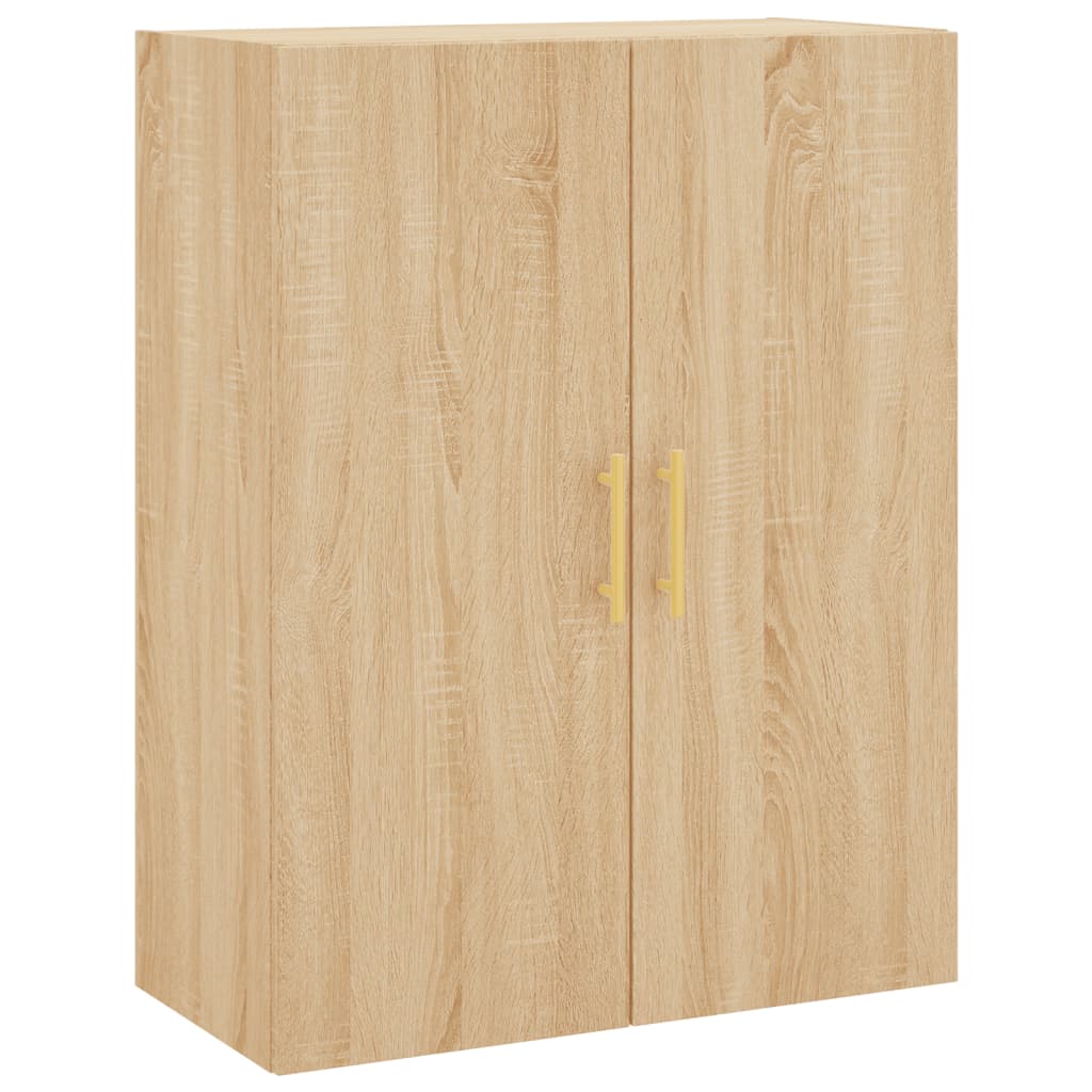 Hangkasten 2 st 69,5x34x90 cm sonoma eikenkleurig