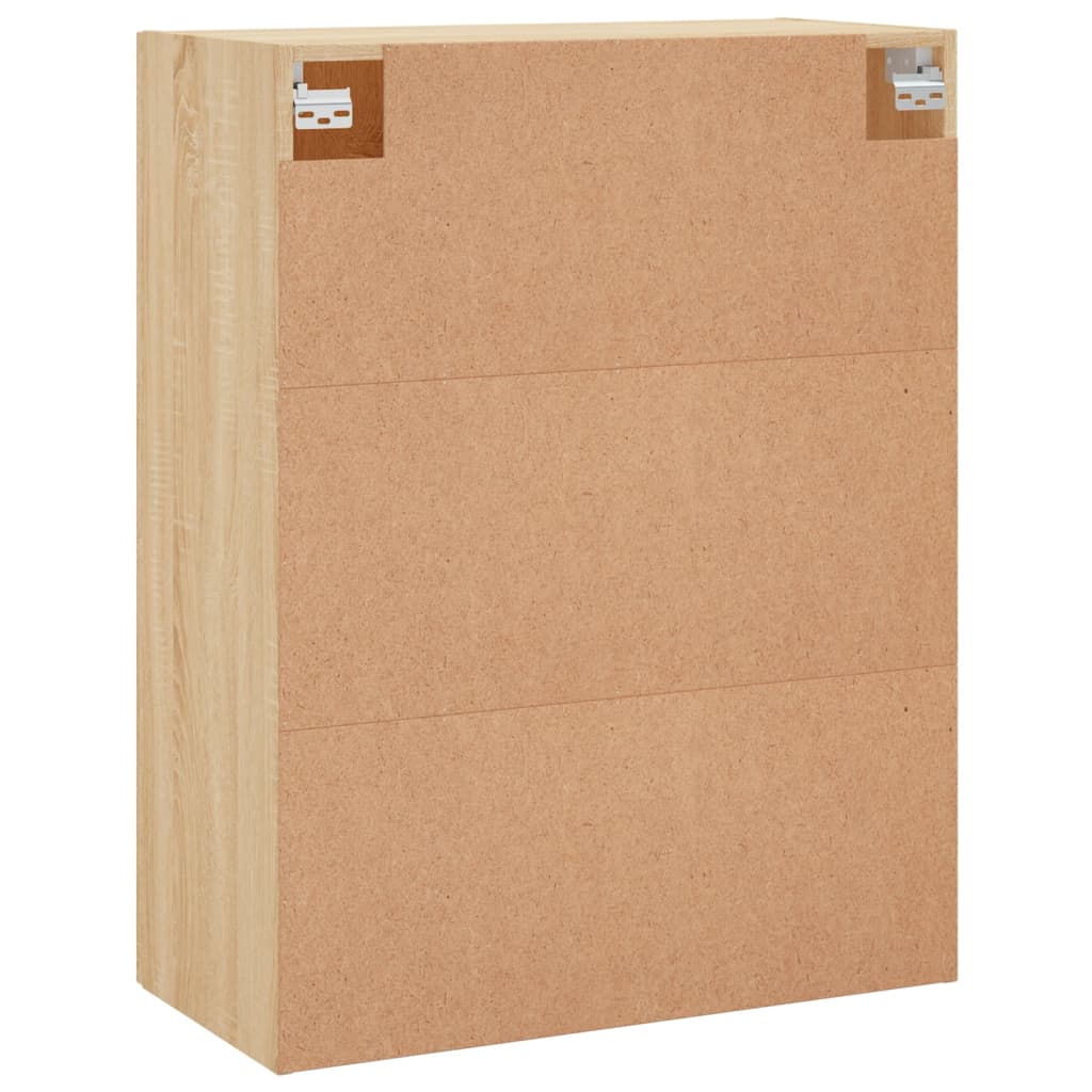 Hangkasten 2 st 69,5x34x90 cm sonoma eikenkleurig