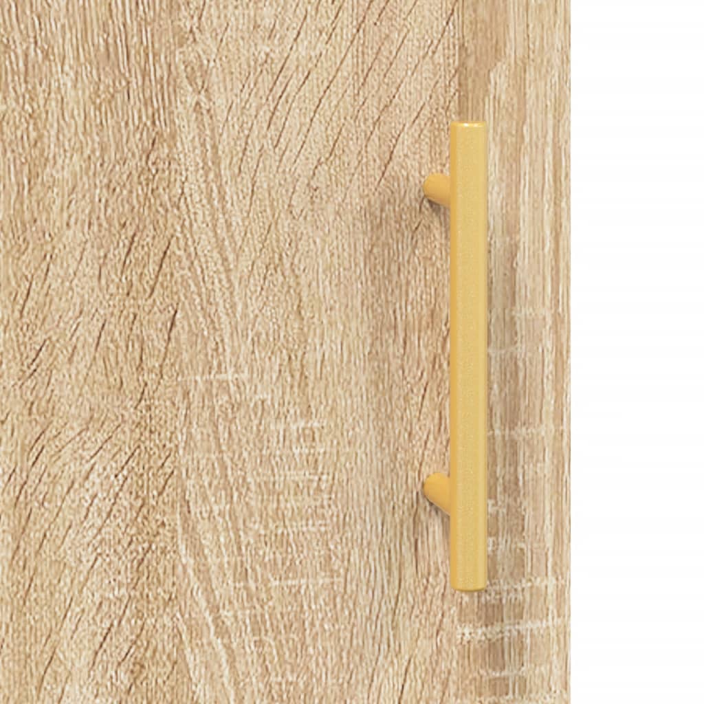 Hangkasten 2 st 69,5x34x90 cm sonoma eikenkleurig