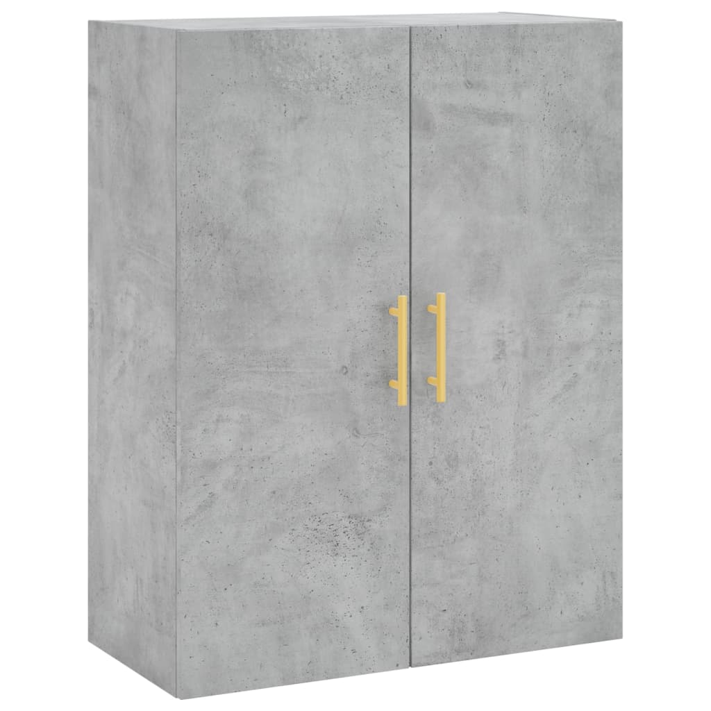 Hangkasten 2 st 69,5x34x90 cm betongrijs