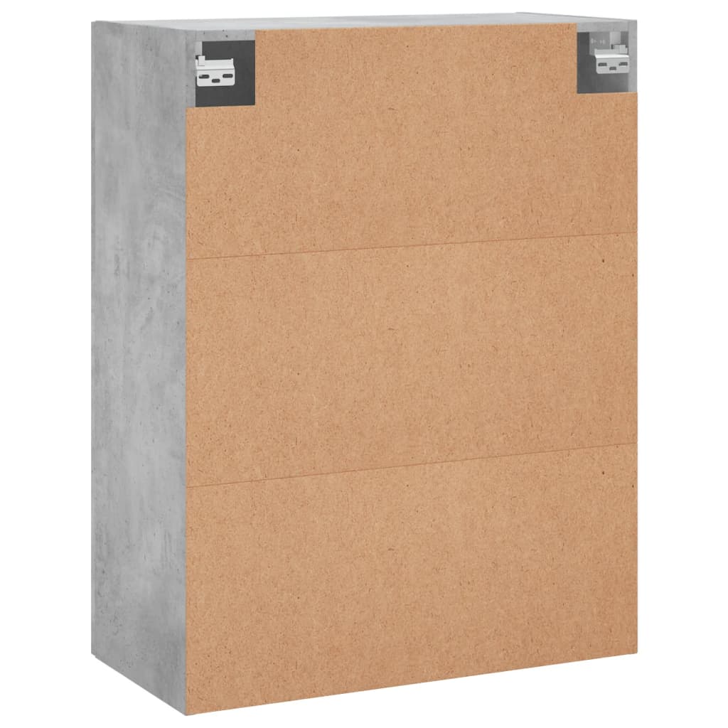 Hangkasten 2 st 69,5x34x90 cm betongrijs