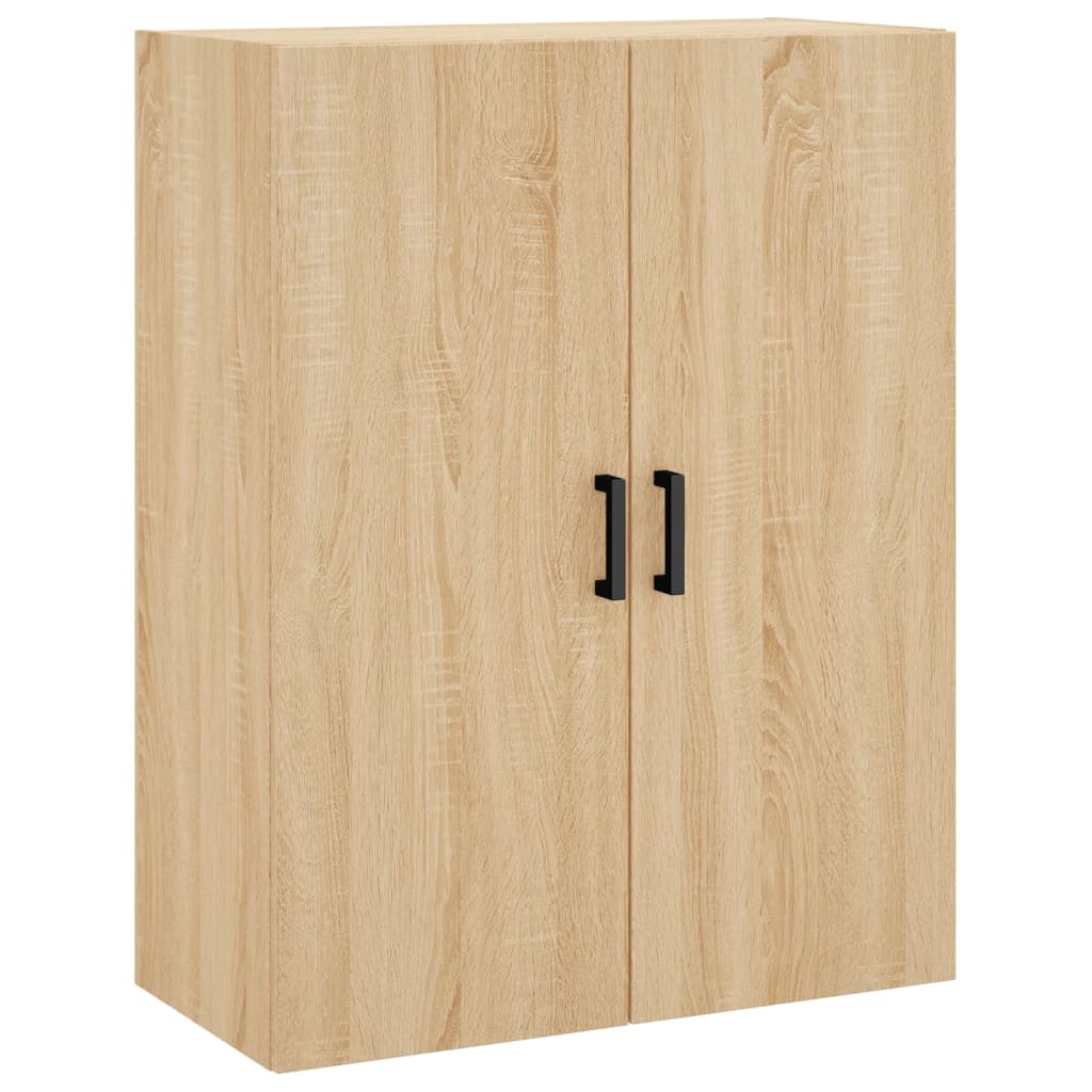 Hangkasten 2 st 69,5x34x90 cm sonoma eikenkleurig