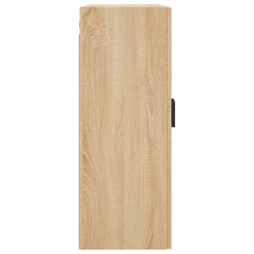 Hangkasten 2 st 69,5x34x90 cm sonoma eikenkleurig