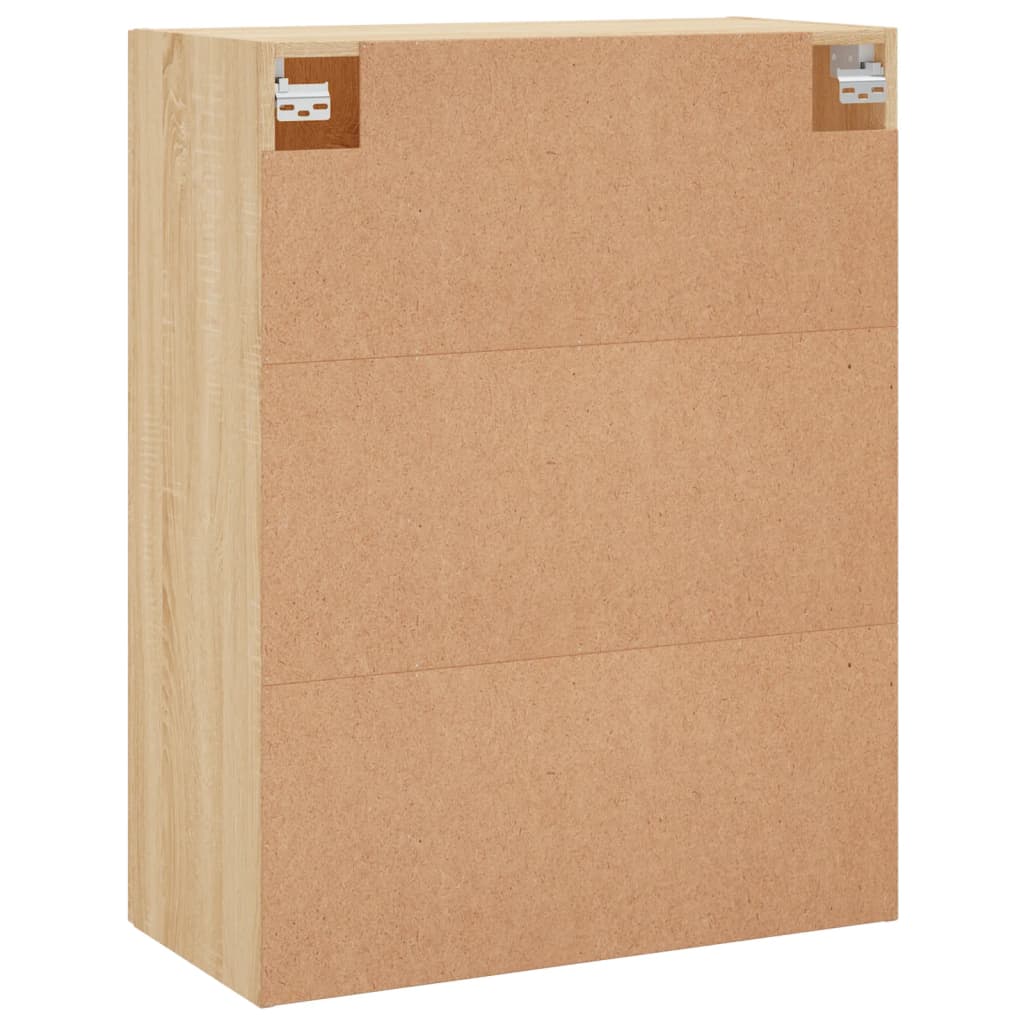 Hangkasten 2 st 69,5x34x90 cm sonoma eikenkleurig