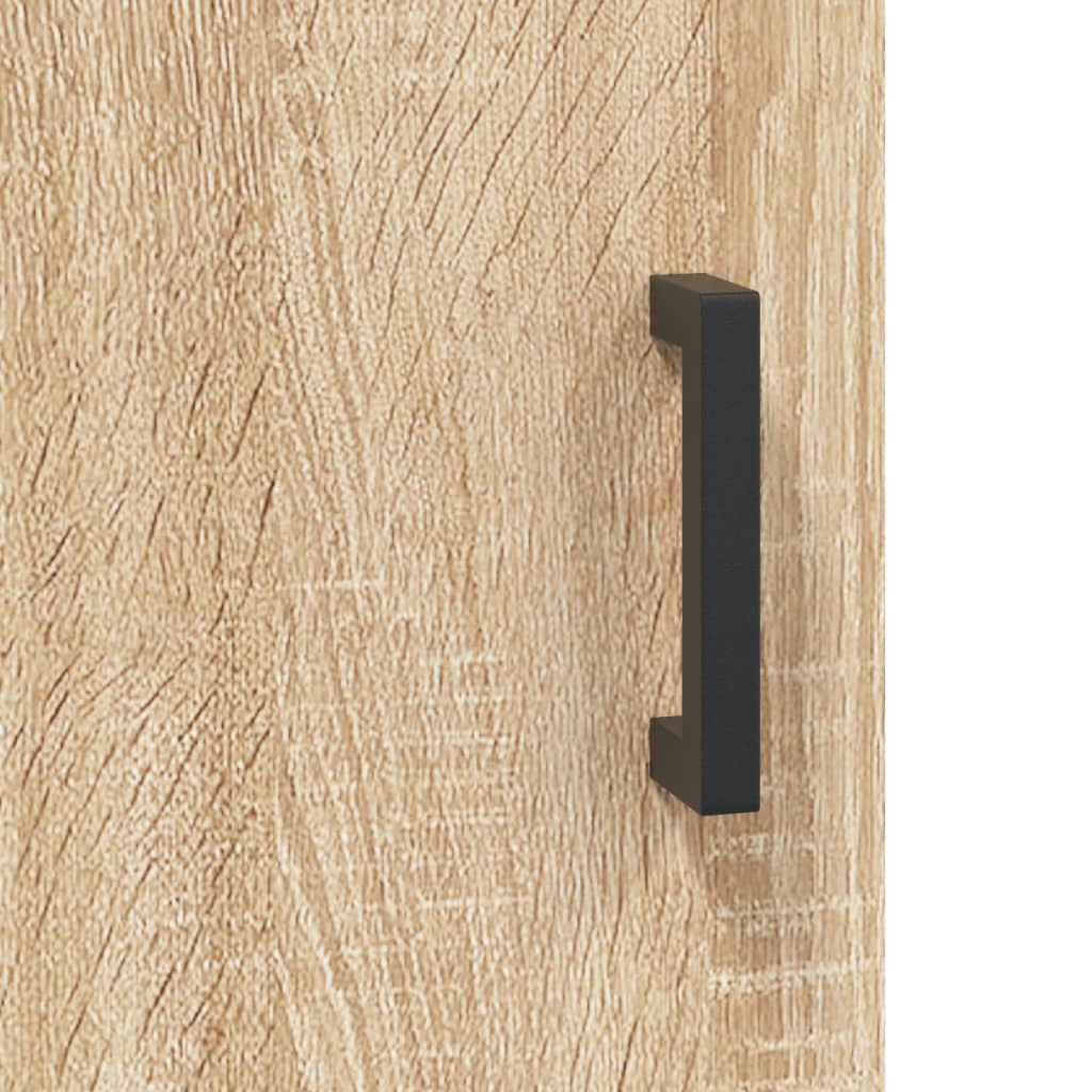 Hangkasten 2 st 69,5x34x90 cm sonoma eikenkleurig