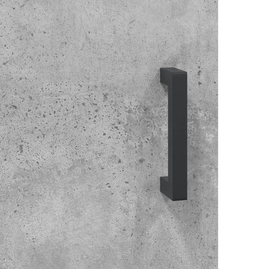 Hangkasten 2 st 69,5x34x90 cm betongrijs