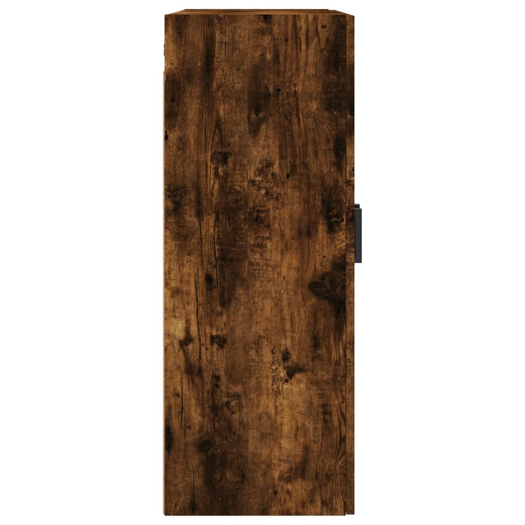 Hangkasten 2 st 69,5x34x90 cm gerookt eikenkleurig