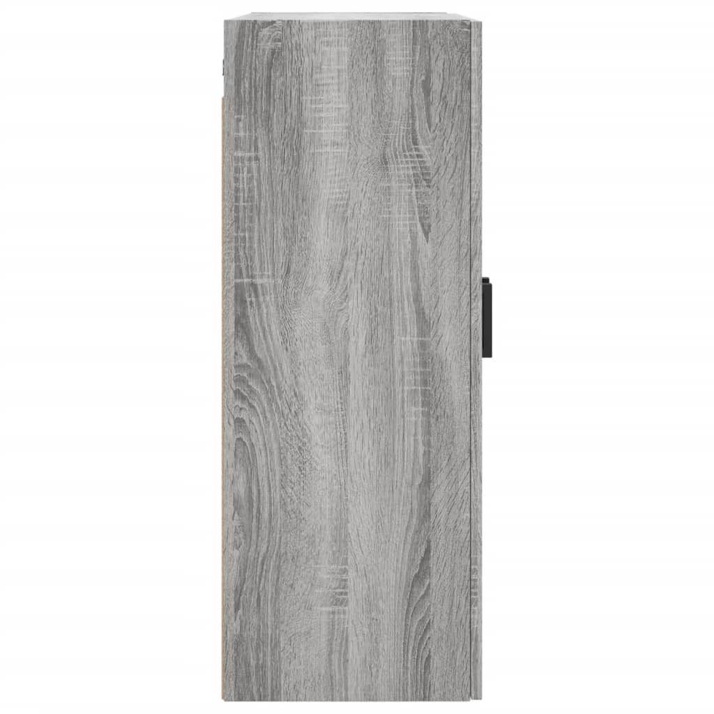 Hangkasten 2 st 69,5x34x90 cm grijs sonoma eikenkleurig