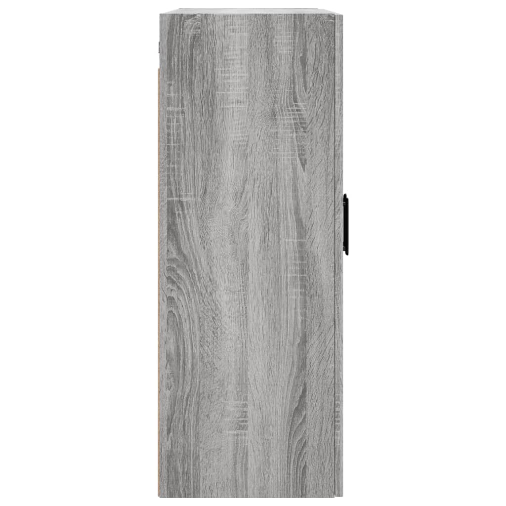 Hangkasten 2 st 69,5x34x90 cm grijs sonoma eikenkleurig