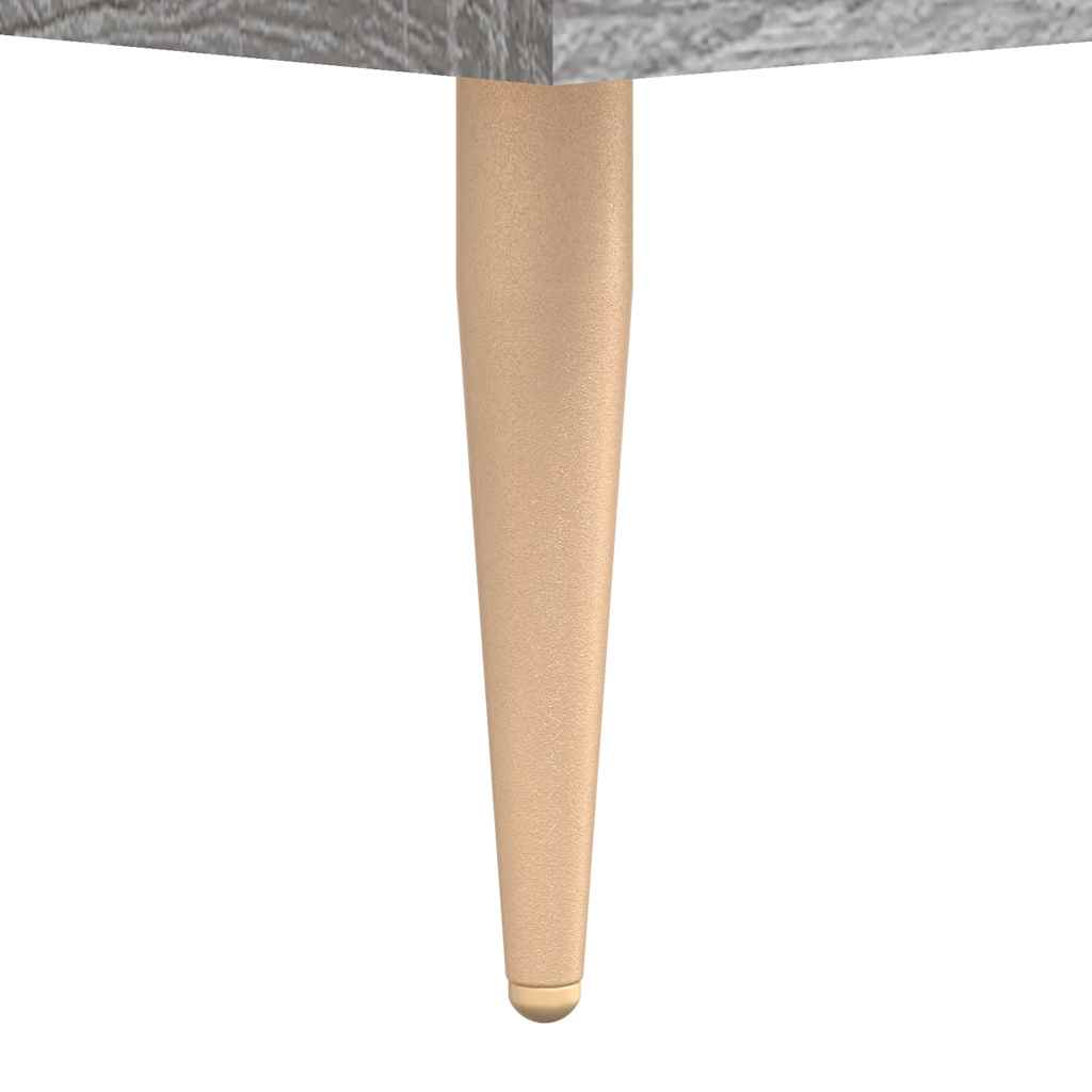 Hoge kast 69,5x34x180 cm bewerkt hout grijs sonoma eikenkleurig
