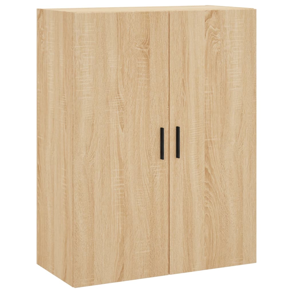 Hoge kast 69,5x34x180 cm bewerkt hout sonoma eikenkleurig