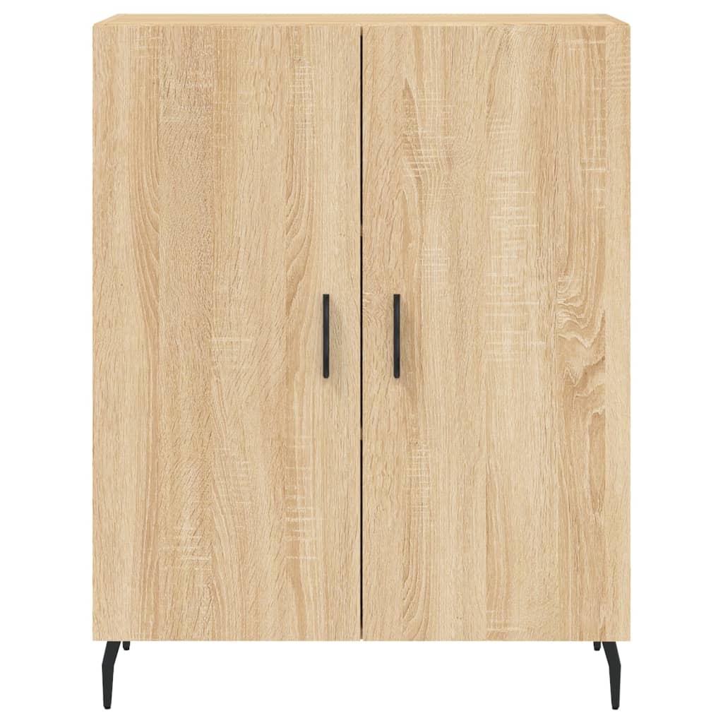 Hoge kast 69,5x34x180 cm bewerkt hout sonoma eikenkleurig