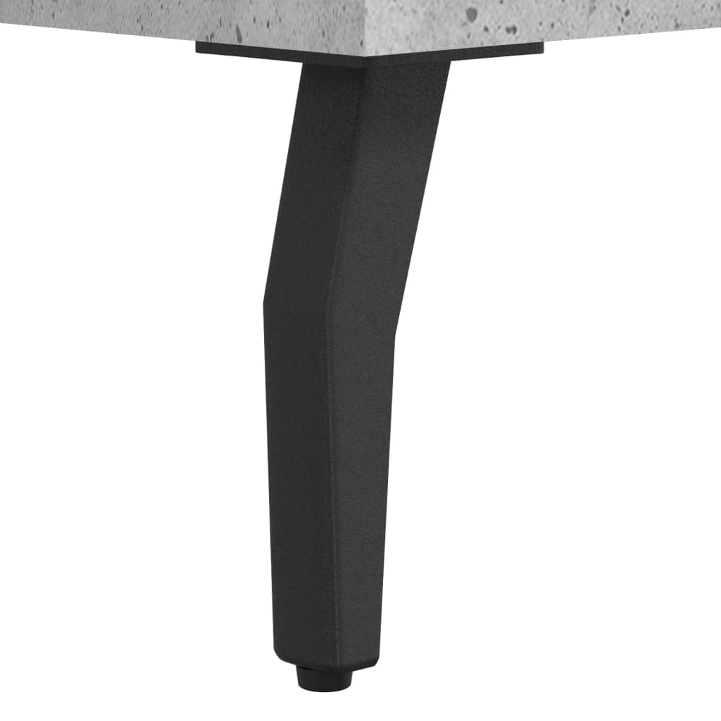 Hoge kast 69,5x34x180 cm bewerkt hout betongrijs