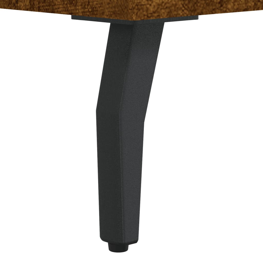Hoge kast 69,5x34x180 cm bewerkt hout gerookt eikenkleurig