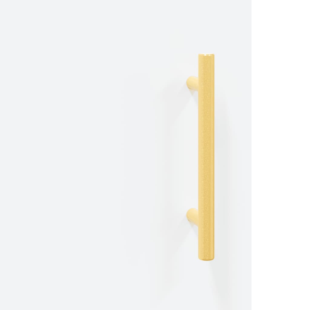 Hoge kast 69,5x34x180 cm bewerkt hout wit