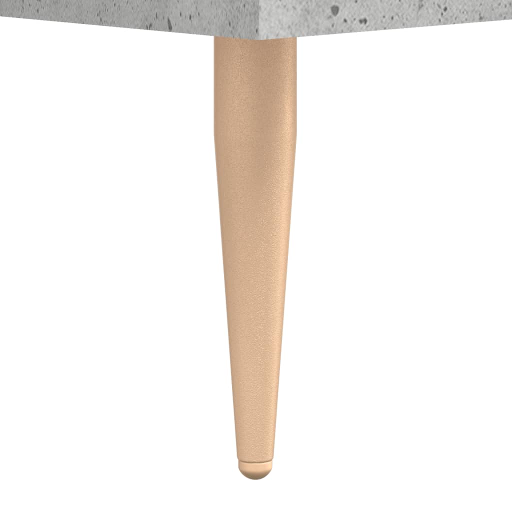 Hoge kast 69,5x34x180 cm bewerkt hout betongrijs