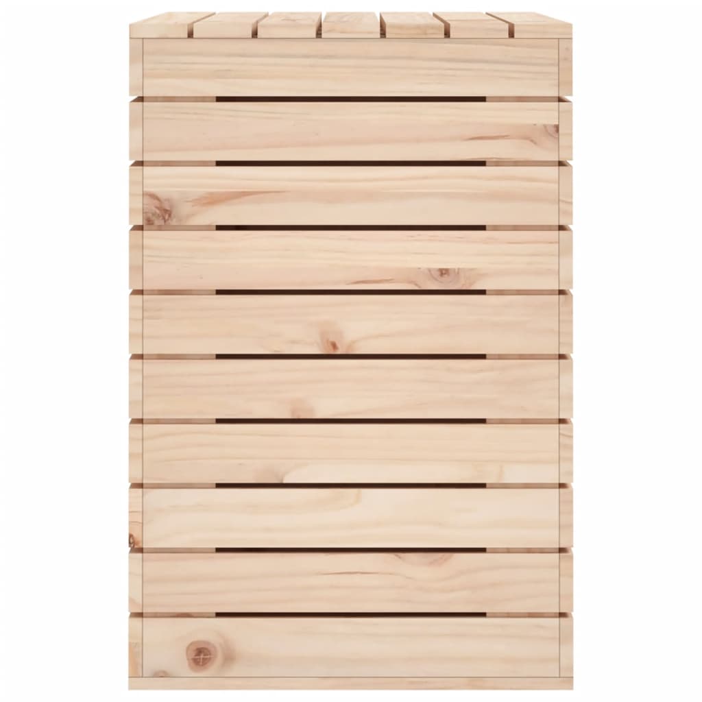 Wasmand 88,5x44x66 cm massief grenenhout