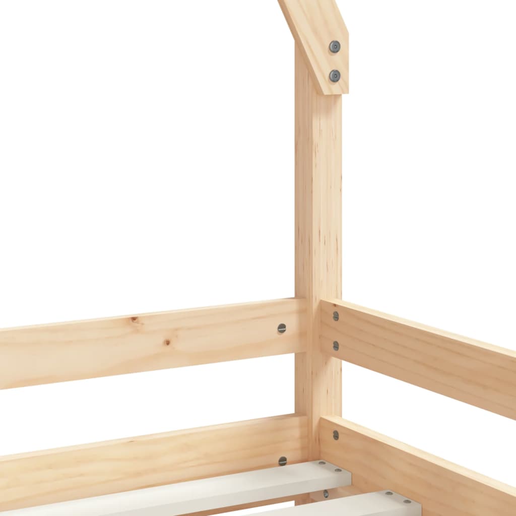 Kinderbedframe 90x200 cm massief grenenhout