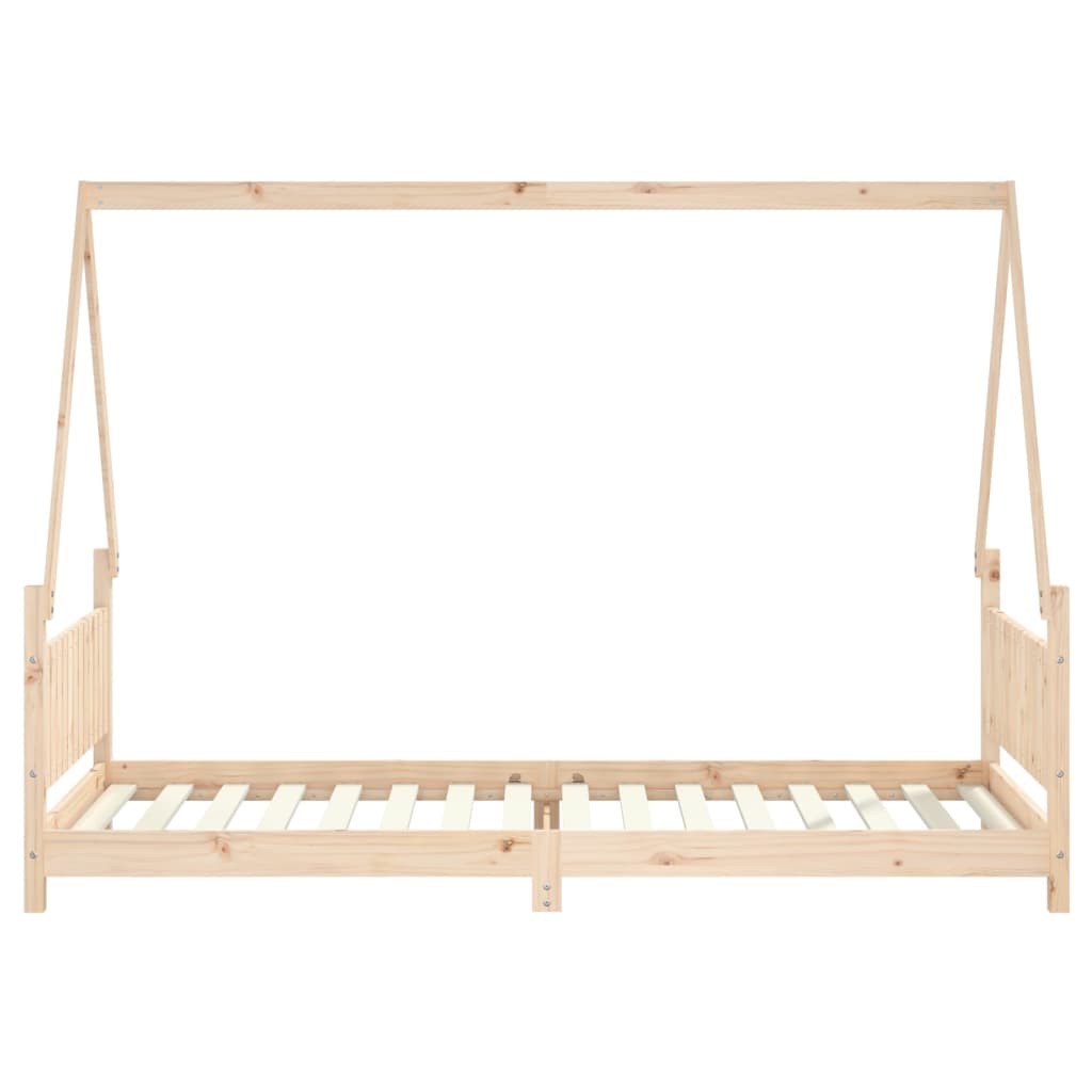 Kinderbedframe 90x200 cm massief grenenhout