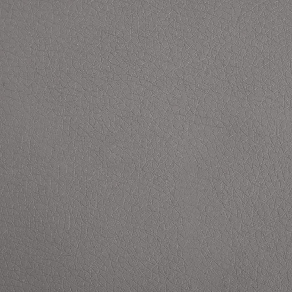 Kinderbank 90x53x30 cm kunstleer grijs