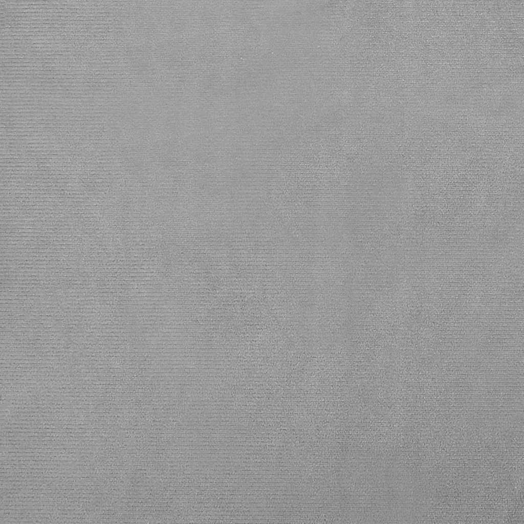 Kinderbank 90x53x30 cm fluweel lichtgrijs
