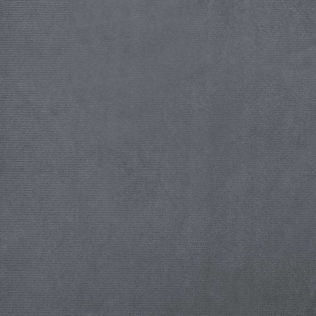 Kinderbank 70x45x30 cm fluweel donkergrijs