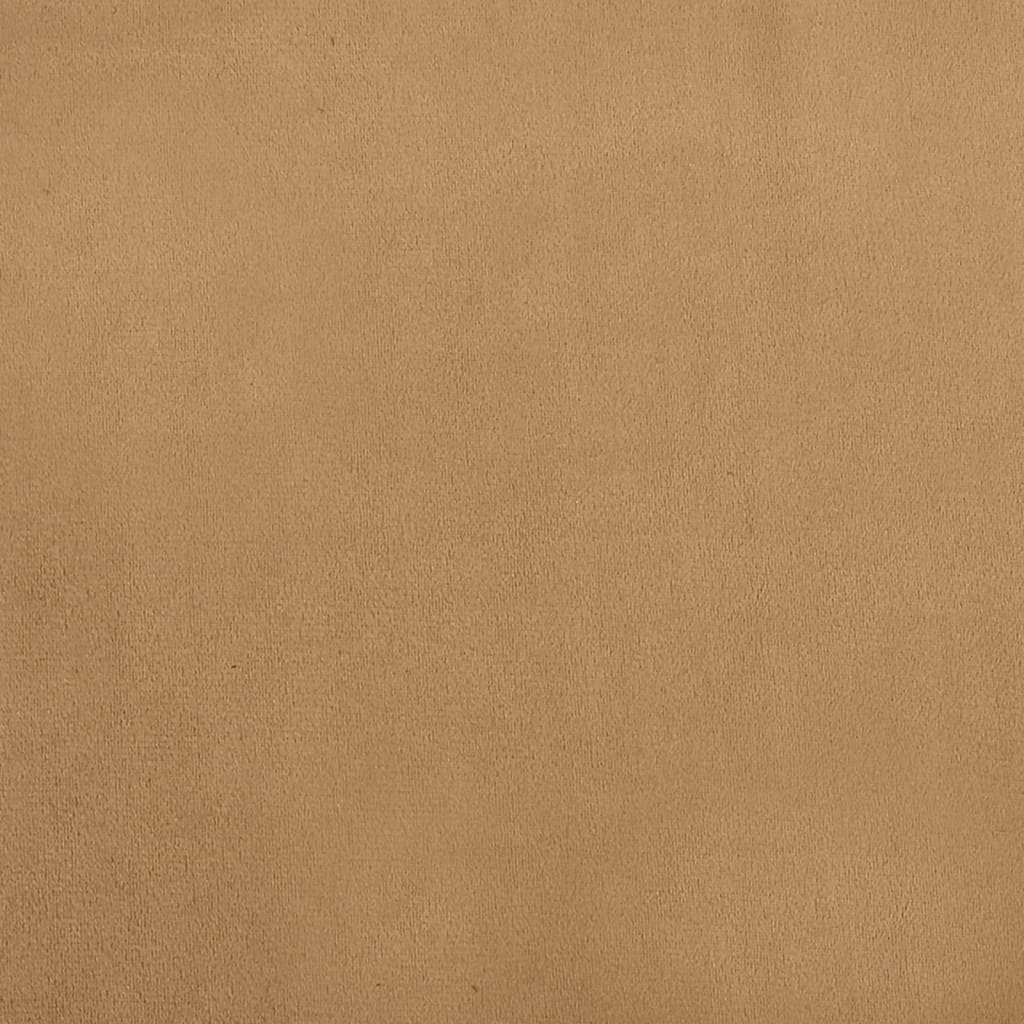 Kinderbank 70x45x30 cm fluweel bruin