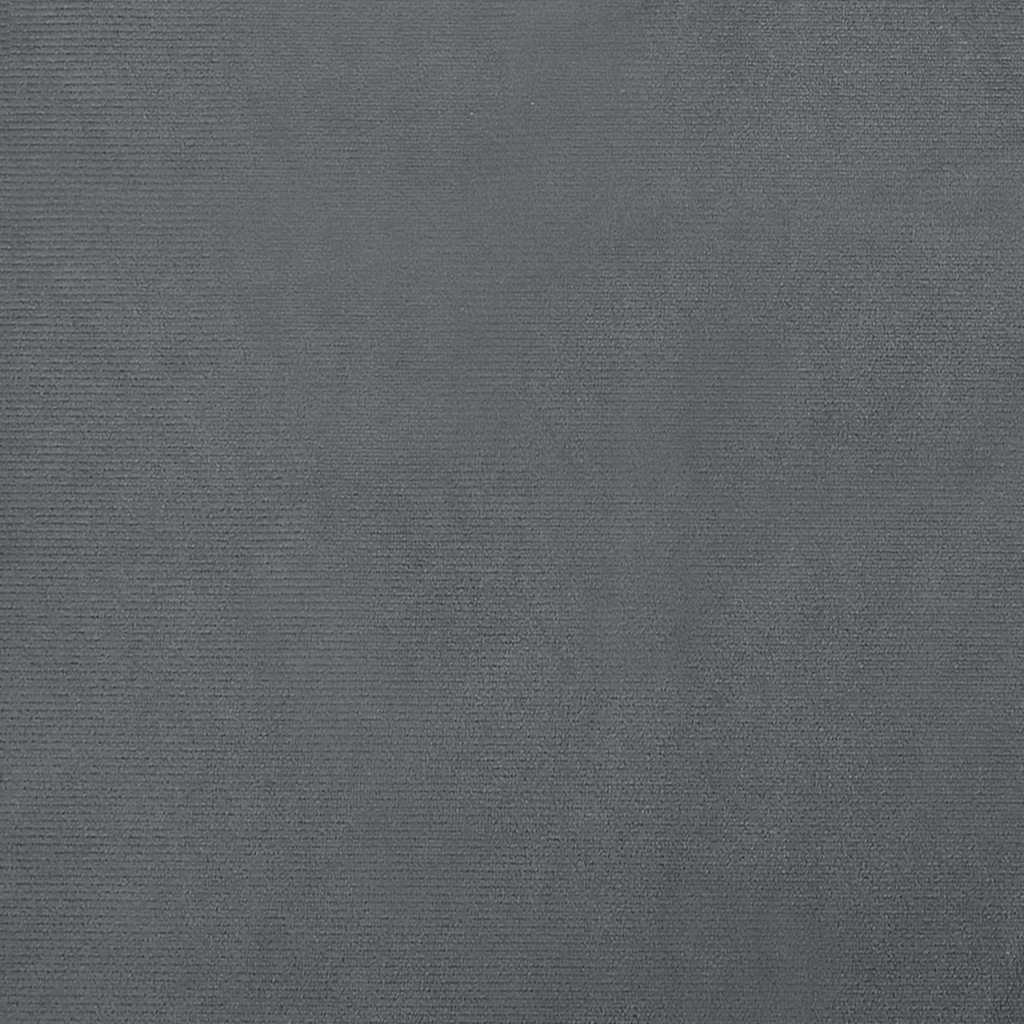 Kinderbank 80x45x30 cm fluweel donkergrijs