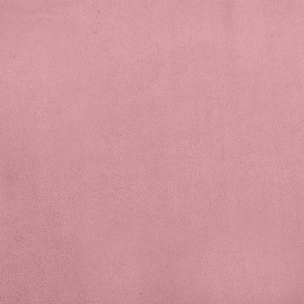 Kinderbank 80x45x30 cm fluweel roze