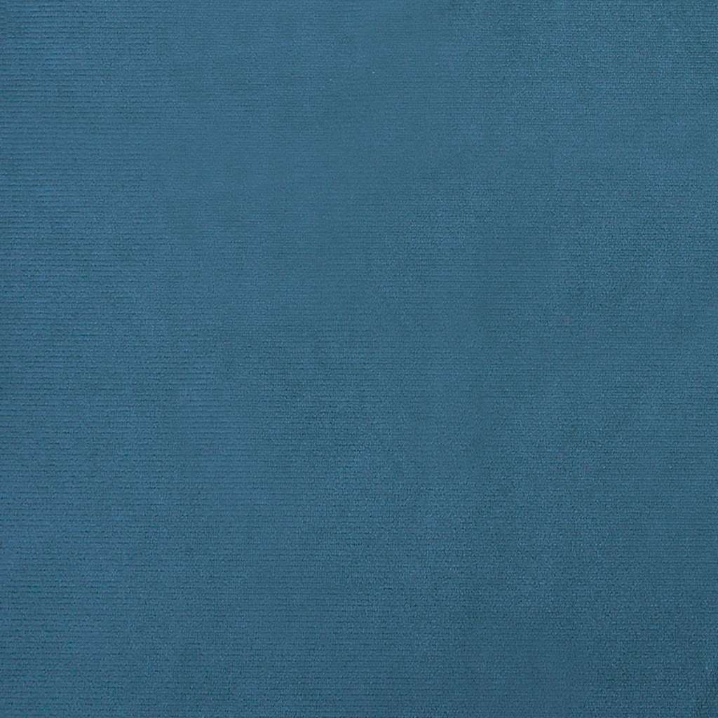 Kinderbank 50x40x26,5 cm fluweel blauw