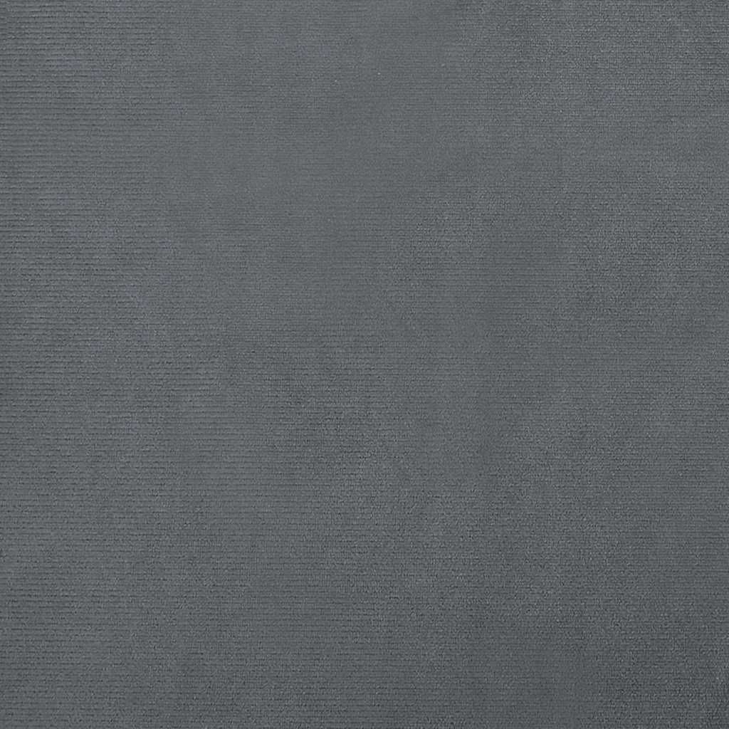 Kinderbank 50x40x26,5 cm fluweel donkergrijs