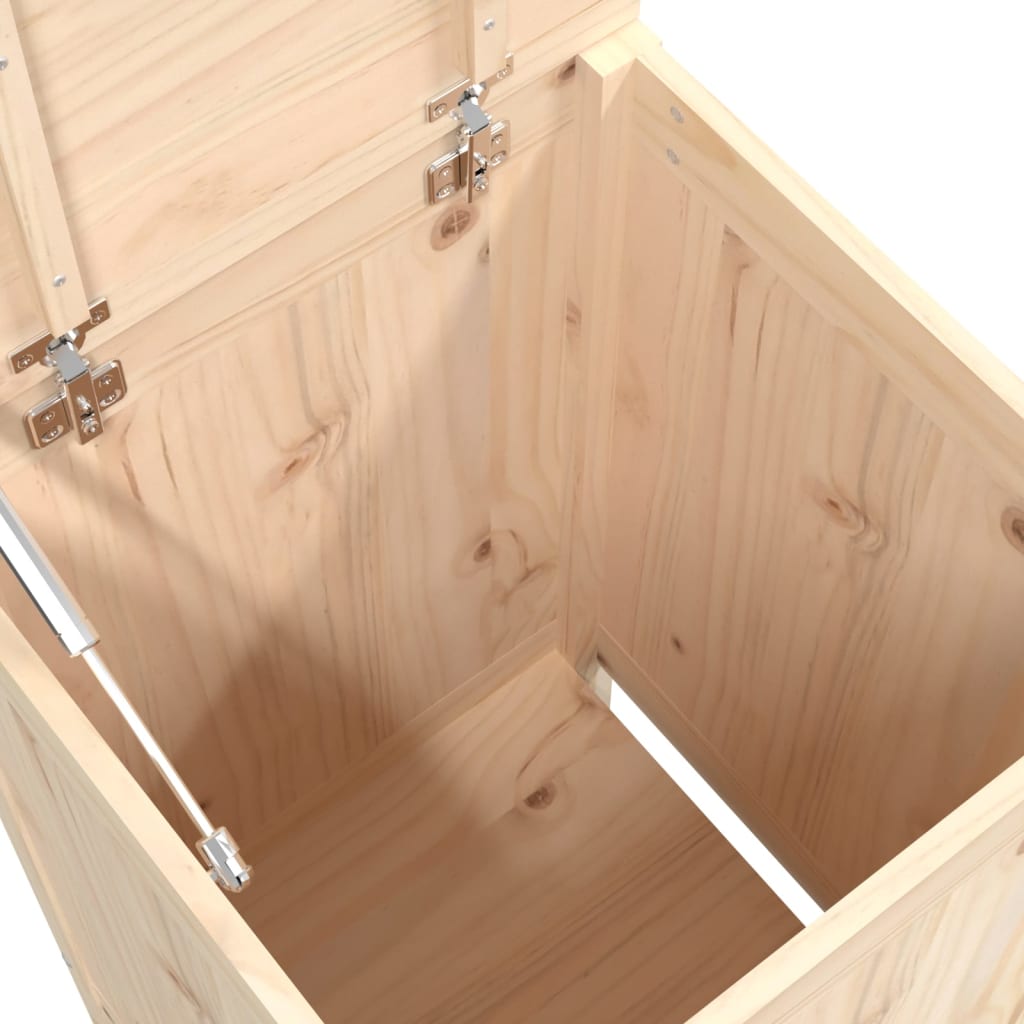 Wasmand 44x44x76 cm massief grenenhout